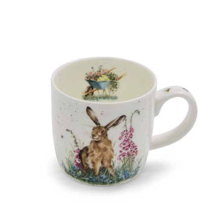 Wrendale Design Mugg The Wild Garden (Hare & Foxes) 31cl