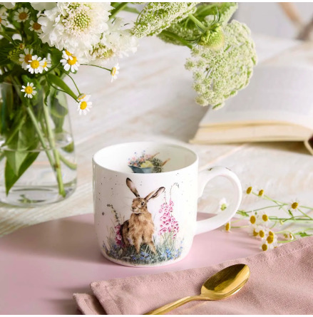 Wrendale Design Mugg The Wild Garden (Hare & Foxes) 31cl