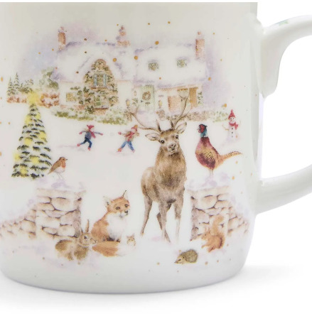 Wrendale Design Mugg Snow Place like Home 40cl - Limited Edition