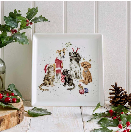 Wrendale Design Tallrik Office Party 23cm x 23cm