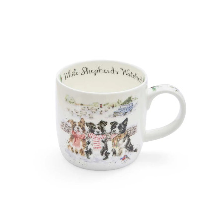 Wrendale Design Mugg While Shepherds Watched (Dogs) 31cl