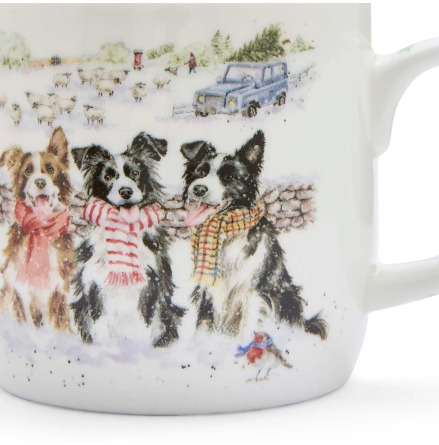 Wrendale Design Mugg While Shepherds Watched (Dogs) 31cl