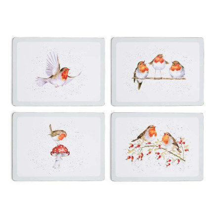 Wrendale Design Bordsunderl�gg Festive Friends 4-pack 40.1 x 29.8cm