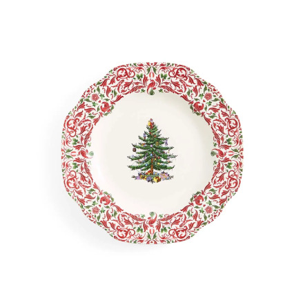 Christmas Tree Yuletide Scalloped Tallrik 27cm