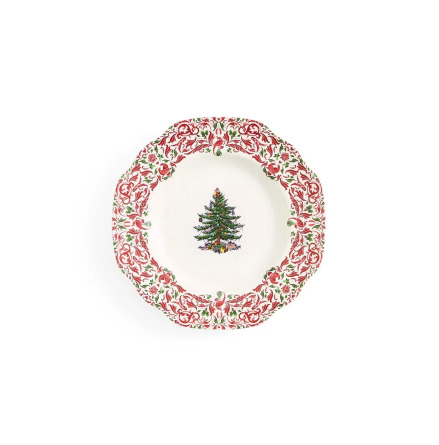 Christmas Tree Yuletide Scalloped Tallrik 20cm