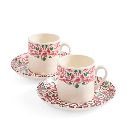 Christmas Tree Yuletide Espresso Kopp & Fat  2-pack 9cl
