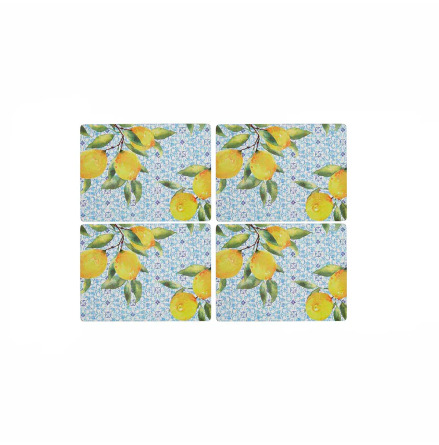 Bordsunderl�gg Amalfi Lemons 4-pack 40.1 x 29.8cm