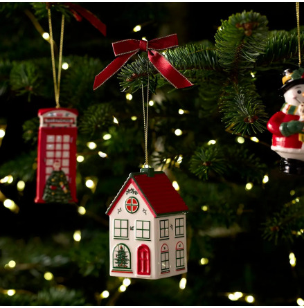 Christmas Tree Village Ornament
