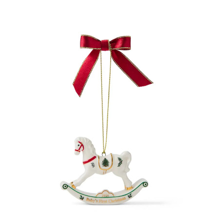 Christmas Tree Baby's First Horse 2026 Ornament