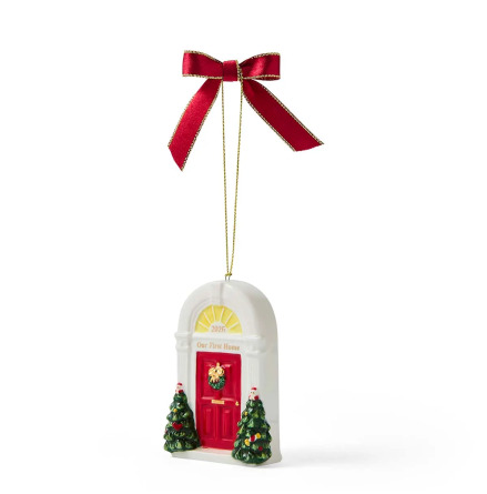 Christmas Tree First Home Door 2026 Ornament