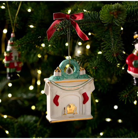 Christmas Tree First Home Fireplace 2026 Ornament 