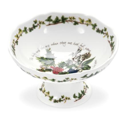 Holly & Ivy Scalloped Dish