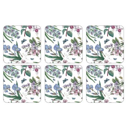 Botanic Garden Chintz Glasunderlgg 6-pack