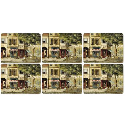 Parisian Scenes Bordsunderlgg Small 6-pack