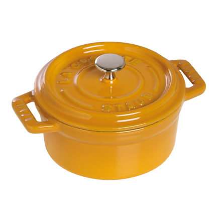 Cocotte rund 10cm senapsgul