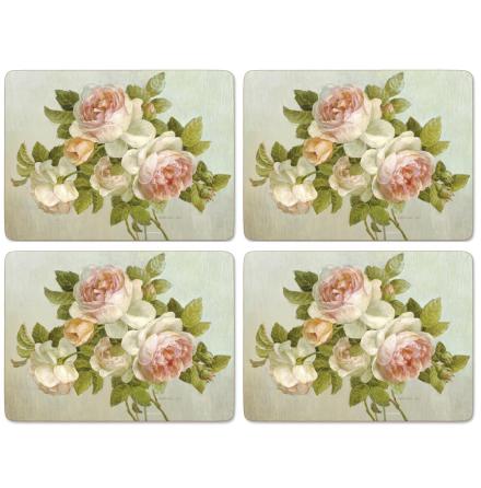 Antique Rose Bordsunderlgg 4-pack