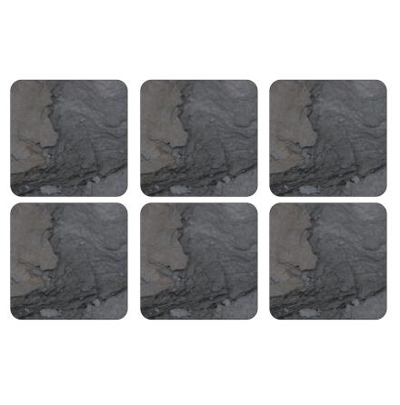 Midnight Slate Glasunderlgg 6-pack