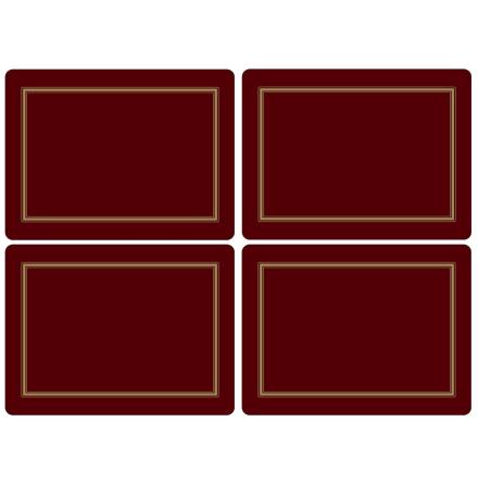 Classic Burgundy Bordsunderlgg 4-pack