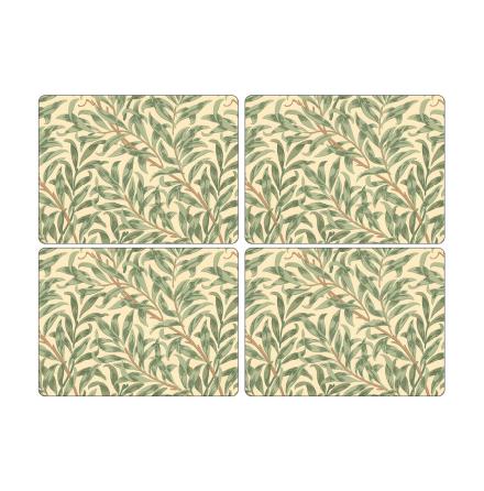 Willow Bough Green Bordsunderlgg 4-pack